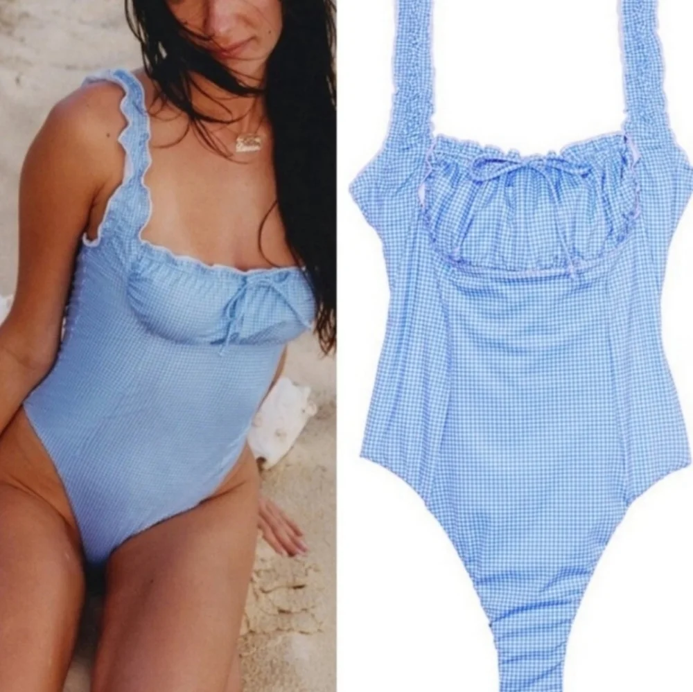 New!Frankie's Bikinis Hampton One Piece‎ Swimsuit